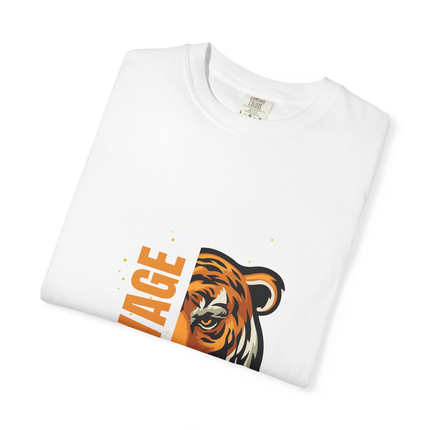 Savage Tiger Graphic Tee, Unisex Shirt, Gift for Animal Lovers, Casual Wear, Birthday Present, Wild Life Style